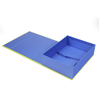 Boîte cadeau de luxe personnalisée, recyclable, à fermeture magnétique, en forme de livre, avec doublure en éponge, pelliculage mat, ruban inclus, pour articles haut de gamme