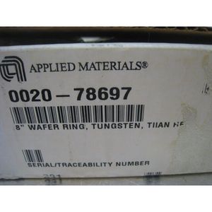 NUEVO Anillo de wafer AMAT 0020-78697 de 8 pulgadas, tungsteno - Equipo y piezas de semiconductores de confianza con legado global - Product Image 6