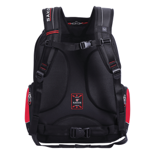 Stylish Unisex Polyester <b>Laptop</b> <b>Backpack</b> with USB and Zipper Closure Waterproof Sakos Corporation Smart Travel Shoulder Bag - Product Image 4