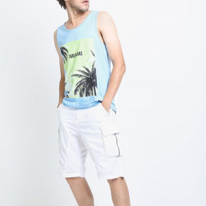 Camiseta sin mangas unisex para gimnasio, estilo cut-off personalizado, para hombre, lavada, holgada, oversize, con efecto músculo, con gráfico de lavado ácido, tipo chaleco. - Product Image 3