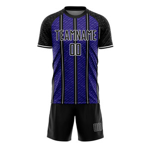 Uniforme de football imprimé par sublimation en polyester 100% - Taille adulte - Uniforme de football imprimé par sublimation - Product Image 1