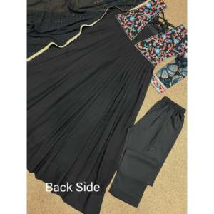 Robe Anarkali de soirée XL de créateur avec dupatta style pantalon pour un look élégant - Product Image 3