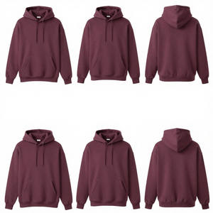 Sudadera Personalizada con Cierre de Cremallera, 100% Algodón, Estilo Oversize, Estampado Personalizado, Ecológica, Vintage, Streetwear, Tallas Grandes para Hombre - Product Image 1