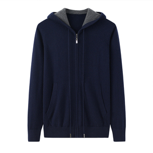 Nouveau sweat à capuche zippé en polaire pour homme, logo personnalisé, respirant, coupe-vent, imperméable, 100% coton, décontracté, haute qualité - Product Image 4