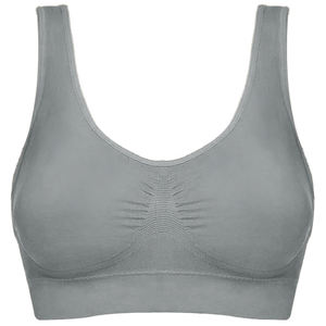 Soutien-gorge de sport pour femmes grandes tailles S-3XL, idéal pour la gym, la course à pied, le yoga, avec coussinets amovibles, sans coutures, confortable et ajustable. - Product Image 5