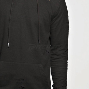 Trendy Distressed <b>Hoodie</b> For Men Casual Fashion <b>Hoodies</b> With Unique Fade Texture And Modern Look - Product Image 6