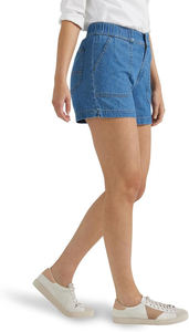 Shorts de mezclilla de alta calidad para mujer, cintura alta, nuevos, modernos, transpirables, con rotos. - Product Image 3