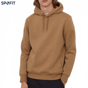 Sudadera con Capucha de 400 g/m², 100% Algodón, Estilo Urbano, Talla Grande, con Logotipo Personalizado en la Parte Delantera - Product Image 1