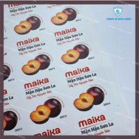 Autocollant en papier personnalisable avec logo de marque OEM ODM pour emballage de boîtes de restauration rapide, fournisseur Vietnamien