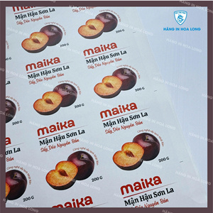 Etiqueta Adhesiva de Papel Personalizable con Logotipo de Marca OEM ODM para Cajas de Comida Rápida, Proveedor de Vietnam - Product Image 6