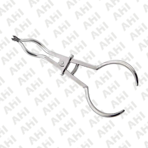 ที่หนีบยางกันน้ำแบบแมนนวล พรีเมียม ผลิตจากสแตนเลส ได้รับการรับรองมาตรฐาน CE สำหรับมืออาชีพ ใช้ซ้ำได้ ด้ามจับออกแบบตามหลักสรีรศาสตร์ เครื่องมือทันตกรรมระดับ Class III - Product Image 2