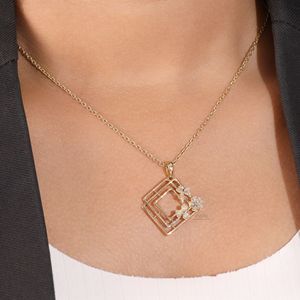 Round Cut Diamond <b>Necklace</b> Stunning Diamond Creations that Turn Heads Special Design For Wedding Season VVS-VS Clarity IGi - Product Image 4