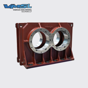 Boîtier de boîte de vitesses en fonte usiné CNC de précision sur mesure, fabricant et fournisseur de boîtiers de transmission industriels - Product Image 2
