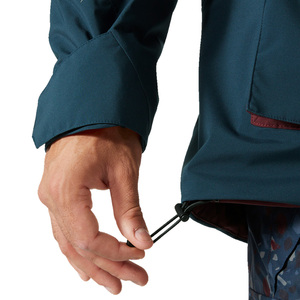 Chaqueta de esquí impermeable para hombre, personalizada OEM, con impresión de logotipo, para uso en exteriores y producción de ropa de marca privada - Product Image 6