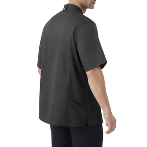 Men's Lightweight <b>Chef</b> Jackets In Low MOQ Breathable Short Sleeve Kitchen Uniform Coats For Restaurant Catering - Product Image 2