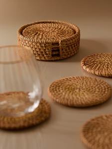 Premium Design Rattan <b>Coaster</b> Jute <b>Coaster</b> Rope <b>Coaster</b> Place Mats <b>Woven</b> Rattan <b>Coaster</b> Mats At Factory Wholesale Price - Product Image 3