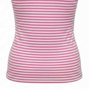 Robe rayée JJ pour femme, manches courtes, moulante, décontractée, été, coton extensible, coupe ajustée, mode streetwear, robe avec logo personnalisé - Product Image 5