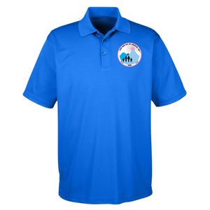 เสื้อโปโลชาย สีน้ำเงินรอยัล ปักโลโก้ แขนสั้น คอปก ผ้าคอตตอนผสม ลำลอง ธุรกิจ กอล์ฟ ชุดยูนิฟอร์ม เสื้อผ้าสำหรับออกกำลังกาย - Product Image 1
