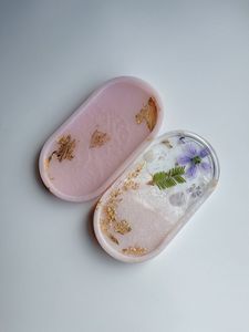 Luxury Resin Organizer Tray For Bathroom Vanity Countertop Storage And Modern Home Decoration Accessories - Product Image 1