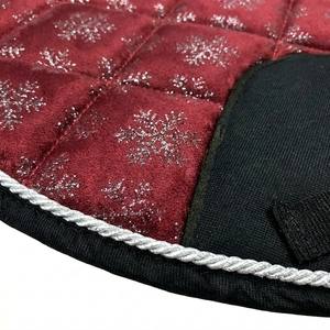 Almohadilla de Silla de Montar al por Mayor para Equitación, Manta de Algodón y Poliéster Acolchada, Transpirable, Duradera, Antifricción, con Logotipo Personalizado OEM - Product Image 3