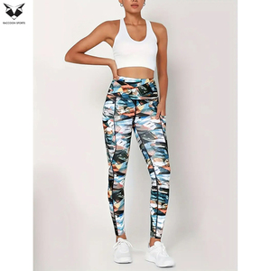Leggings deportivos de compresión ajustados para mujer, ropa de entrenamiento sin costuras, leggings de cintura alta para gimnasio y fitness para damas - Product Image 2