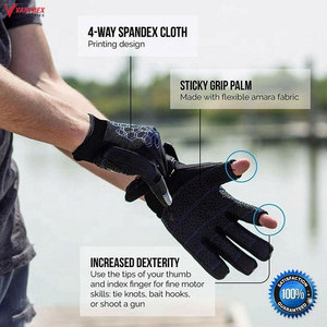 Gants de pêche et de voile sans doigts, respirants, nouvelle collection, vente chaude, prix abordable - Product Image 2
