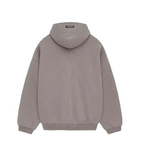 Crocheted Lined 100% Cotton Vintage Casual Autumn Hoodie Custom Color Contrast Big Logo Ironing Label Printed Hoodies Heavyweigh - Product Image 5
