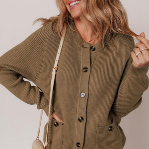 Cardigans pour femmes, style tendance, toutes saisons, chauds, confortables, doublure en nylon/acrylique, décontractés, respirants - Product Image 5