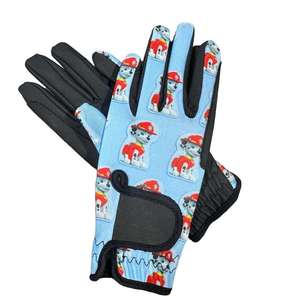 Gants d'équitation en cuir respirants à doigts entiers extensibles personnalisés pour l'hiver, avec logo personnalisé pour les équipements équestres - Product Image 3