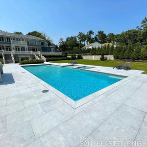 High Quality Vietnam <b>Sandblasted</b> Bluestone Pavers for Villa Outdoor Exterior Flooring - Product Image 1