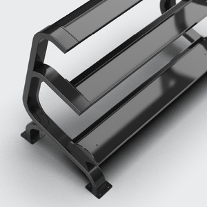 QLI Commercial Quality Metal Kettlebell Storage Rack Superior Fitness Equipment with <b>Home</b> <b>Gym</b> <b>Benches</b> & Racks Power Feature - Product Image 5