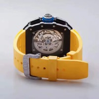 Montre analogique minimaliste de luxe pour homme, bracelet en acier inoxydable et cuir, résistante à l'eau 3BAR