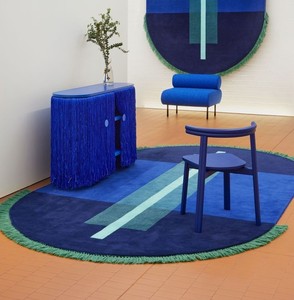 พรมขนสัตว์หรูหรา 90% วูล + 10% คอตตอน ทอมือ งานดีไซน์สไตล์สแกนดิเนเวียน ทันสมัย ผลิตตามสั่ง ป้องกันสัตว์เลี้ยง ไม่ลื่น ขนหนานุ่ม - Product Image 5