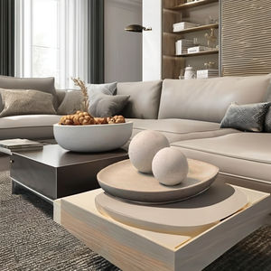 TCE Luxury Premium Handmade Concrete Modern Luxury Kitchen Bathroom <b>Storage</b> <b>Tray</b> Organizer Multifunction Sustainable Custom Size - Product Image 4