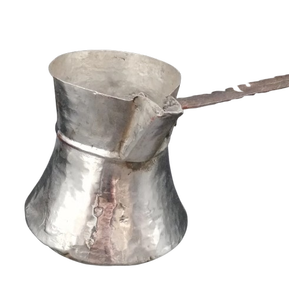 Cafetera Turca Griega Árabe para Estufa, Cezve Ibrik Briki con Mango de Madera - Product Image 1