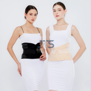 Corset post-partum de qualité supérieure, élastique, flexible, réglable, respirant, en matière lavable, favorisant la récupération après l'accouchement - Product Image 1
