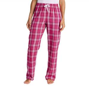 Pantalon de pyjama en flanelle à carreaux foncés pour femme, bas de pyjama doux et confortable, vêtements de nuit décontractés - Product Image 6