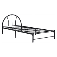 Cama Individual Industrial de Metal para Dormitorio, Estructura de Acero, Colchón Estable, Muebles Modernos para Hostal de Estudiantes, Apartamento Escolar, Dormitorio