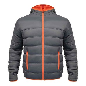 Veste matelassée légère à capuche pour homme, vêtement d'extérieur chaud et isolé pour l'hiver, avec fermeture éclair intégrale et poches latérales - Product Image 4