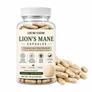 Cápsulas de Melena de León OEM, Cápsulas de Extracto de Melena de León Puro y Natural para la Salud Cerebral, Claridad Mental y Apoyo al Enfoque - Product Image 1