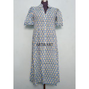 Vestido Casual de Verano para Mujer, de Algodón Premium, Suave, Ecológico, Largo Midi, Diseño Occidental, Ropa Casual para Verano - Product Image 3