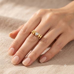 IGI Certified 0.30ct Heart Brilliant Cut Lab Grown Diamond Minimal 10K 14K 18K Solid Gold Diamond Engagement <b>Ring</b> Color DEF VVS - Product Image 5