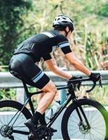 Conjunto de Jersey de Ciclismo Personalizado para Hombre ASTURBAN WEAR, Ecológico, Resistente al Viento, Transpirable, Antibacterial, de Secado Rápido y con Protección UV