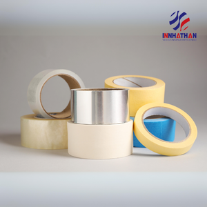 Premium <b>Clear</b> <b>Tape</b> Water Activated Adhesive Acrylic Bopp Waterproof Transparent Yellow Color Custom Size Packing <b>Tape</b> Factory - Product Image 3