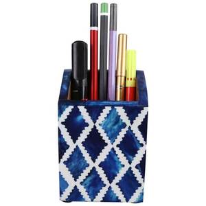 Elegant Resin & Bone Inlay <b>Pen</b> Holder for Designer Office Spaces Desk Accents and Unique Gifting Opportunities from India - Product Image 1