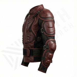 Veste de moto en cuir véritable pour homme de qualité supérieure, nouvelle arrivée, vestes de moto d'hiver, protections amovibles, personnalisables - Product Image 3