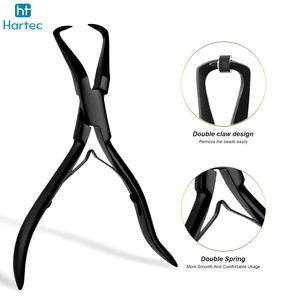 Pince à micro-anneaux pour enlever les extensions de cheveux, qualité professionnelle, légère, pour salon de coiffure - Product Image 2