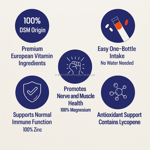 Boisson multivitaminée quotidienne en poudre coréenne OEM avec magnésium et lycopène pour adultes 7 bouteilles - Product Image 4