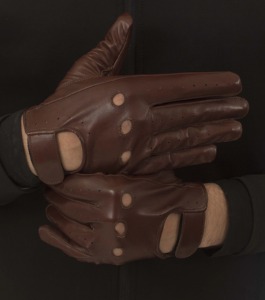 Nuevos Guantes de Conducción de Moda, Piel de Cordero de Primera Calidad, Resistentes al Calor, Compatibles con Pantalla Táctil, Dedos Completos, para Motocross - Product Image 6