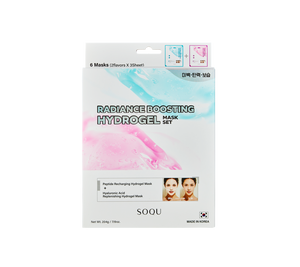 Juego de 6 Mascarillas de Hidrogel SOQU RADIANCE BOOSTING - Product Image 1